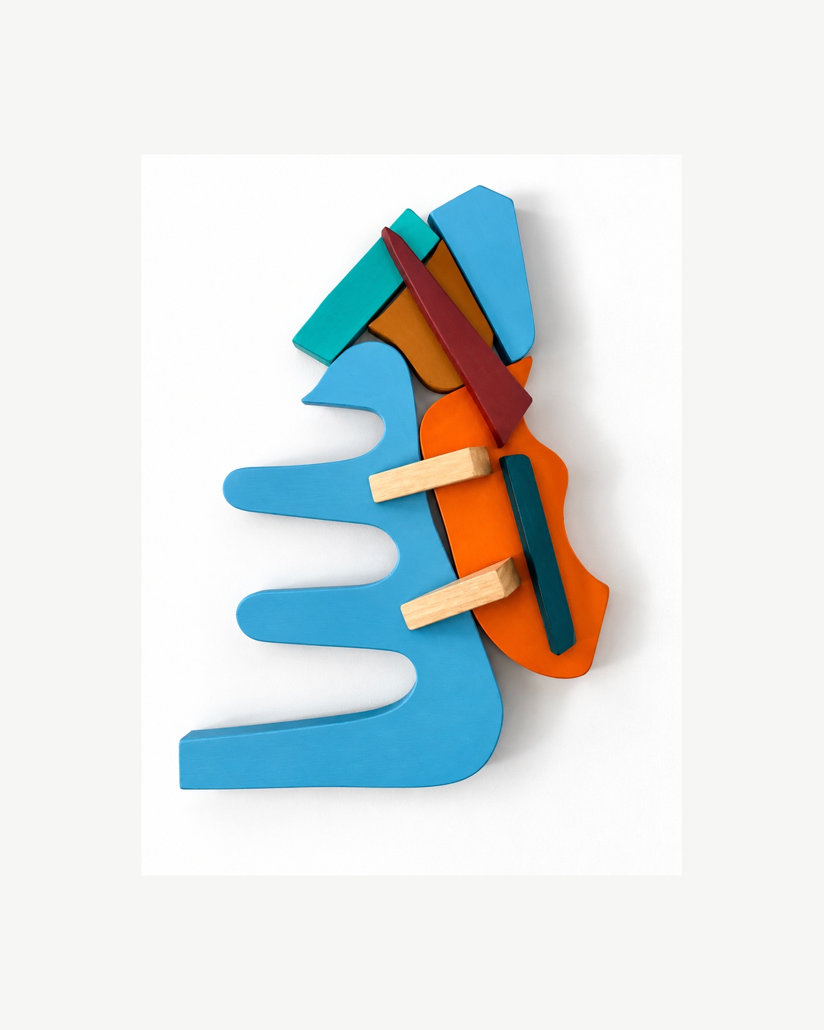 Composition No. 13 — Painted wood, by GdBO