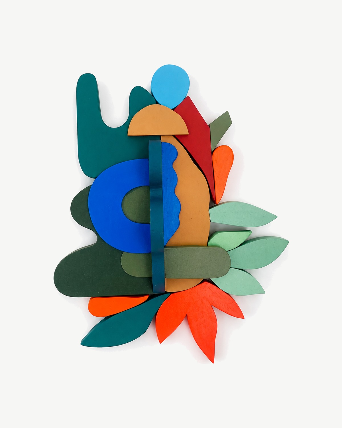 Composition No. 02 — Painted wood, by GdBO