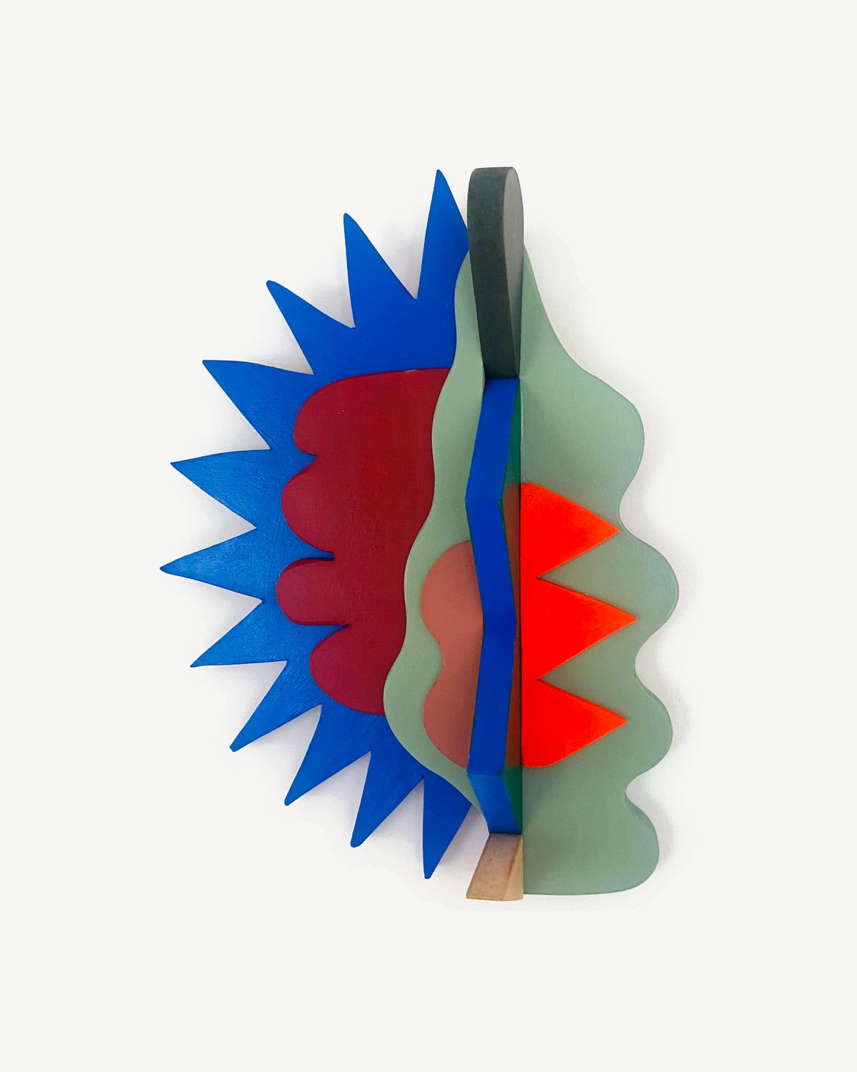Composition No. 01 — Painted wood, by GdBO