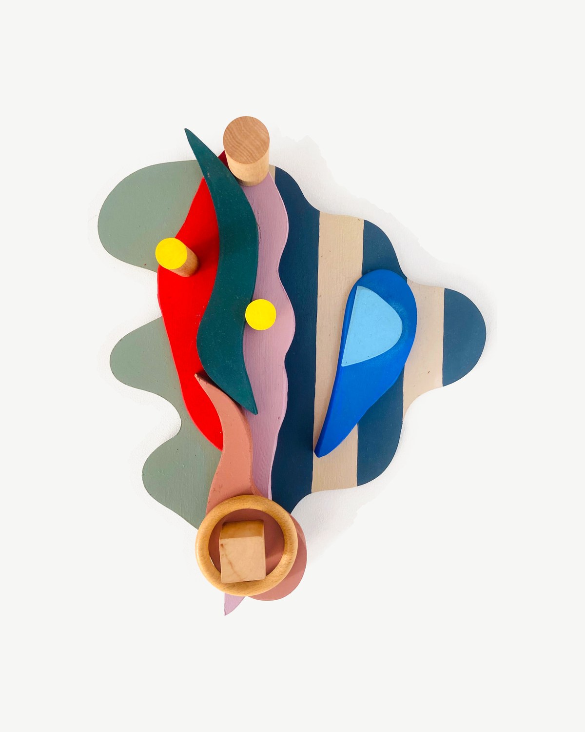 Composition No. 23 — Painted wood, by GdBO